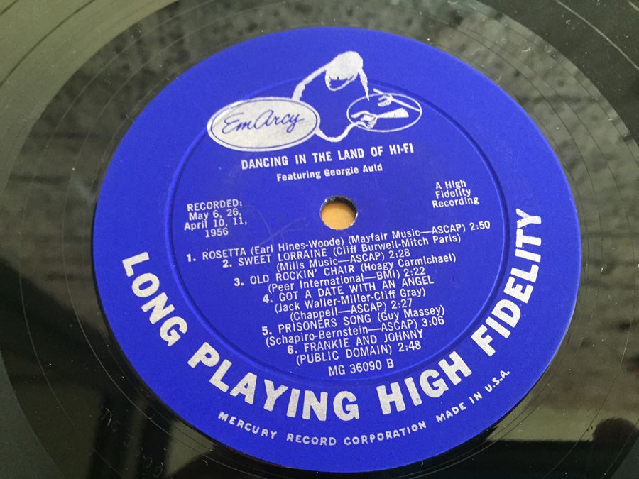 Georgie Auld And His Orchestra ‎- Dancing In The Land Of Hi-Fi - Emarcy ‎- MG 36090 [Photo 6]