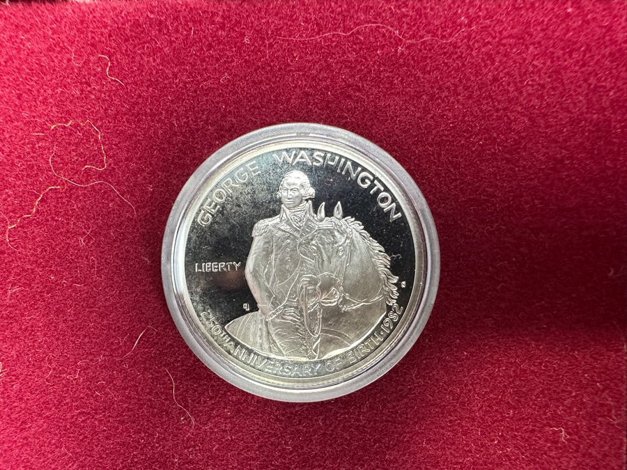 Proof 1982 George Washington Commemorative Silver Half Dollar