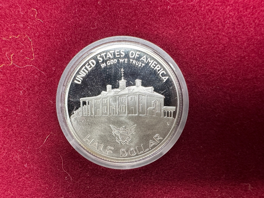 Proof 1982 George Washington Commemorative Silver Half Dollar [Photo 7]