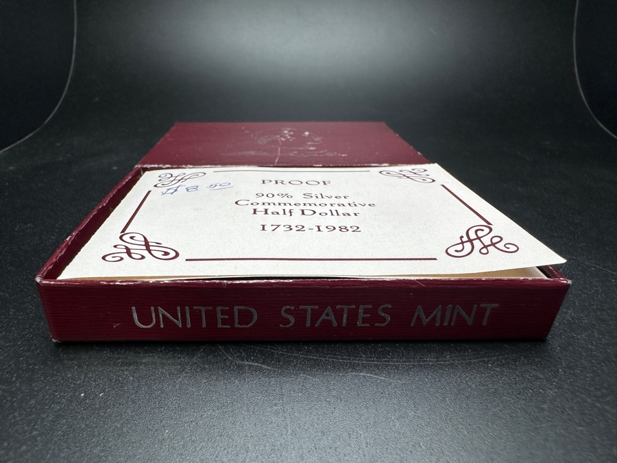 Proof 1982 George Washington Commemorative Silver Half Dollar [Photo 8]