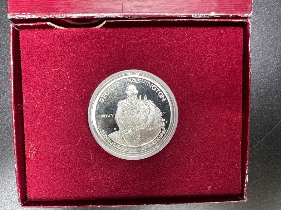 Proof 1982 George Washington Commemorative Silver Half Dollar [Photo 2]