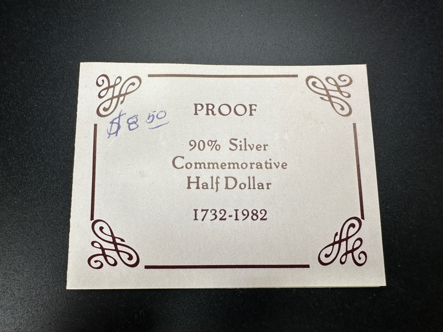 Proof 1982 George Washington Commemorative Silver Half Dollar [Photo 4]