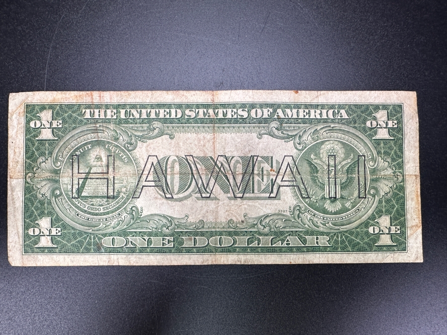 1935 A Series 'Hawaii' One Dollar Silver Certificate United States Of America [Photo 6]