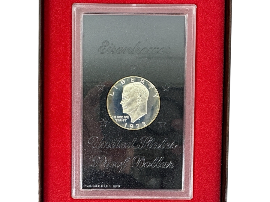 1973 S Eisenhower United States Proof Silver Dollar