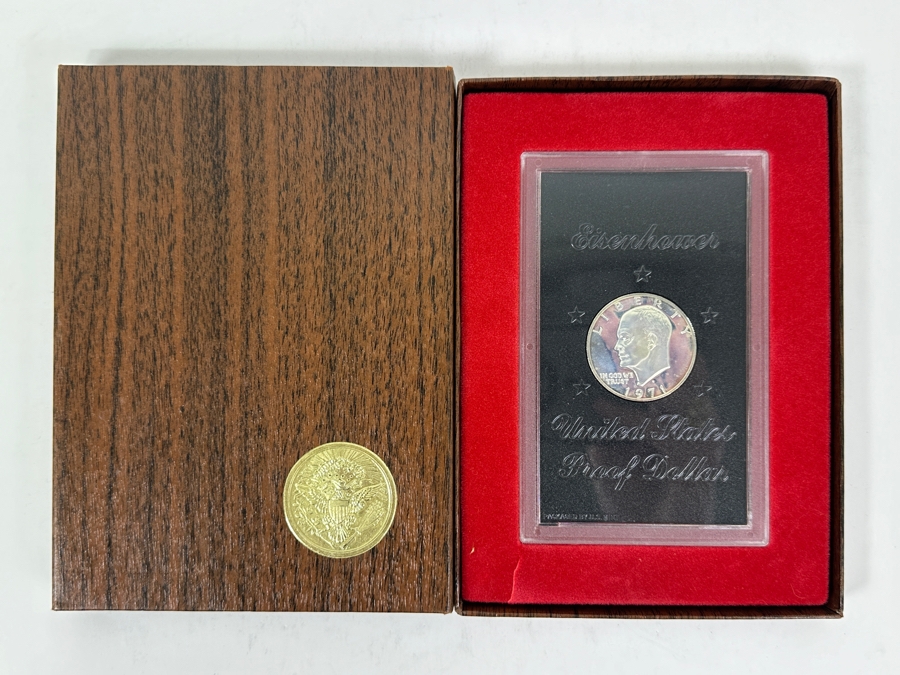 1971 S Eisenhower United States Proof Silver Dollar [Photo 2]