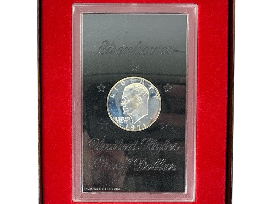 1971 S Eisenhower United States Proof Silver Dollar