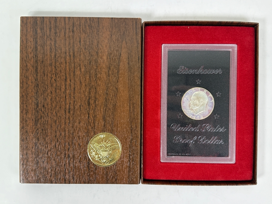 1972 S Eisenhower United States Proof Silver Dollar [Photo 2]
