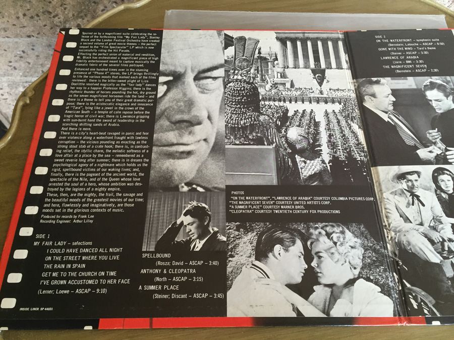 Stanley Black Conducting London Festival Orchestra & Chorus, The - Film Spectacular Volume II - London Records ‎- SP 44031 [Photo 2]