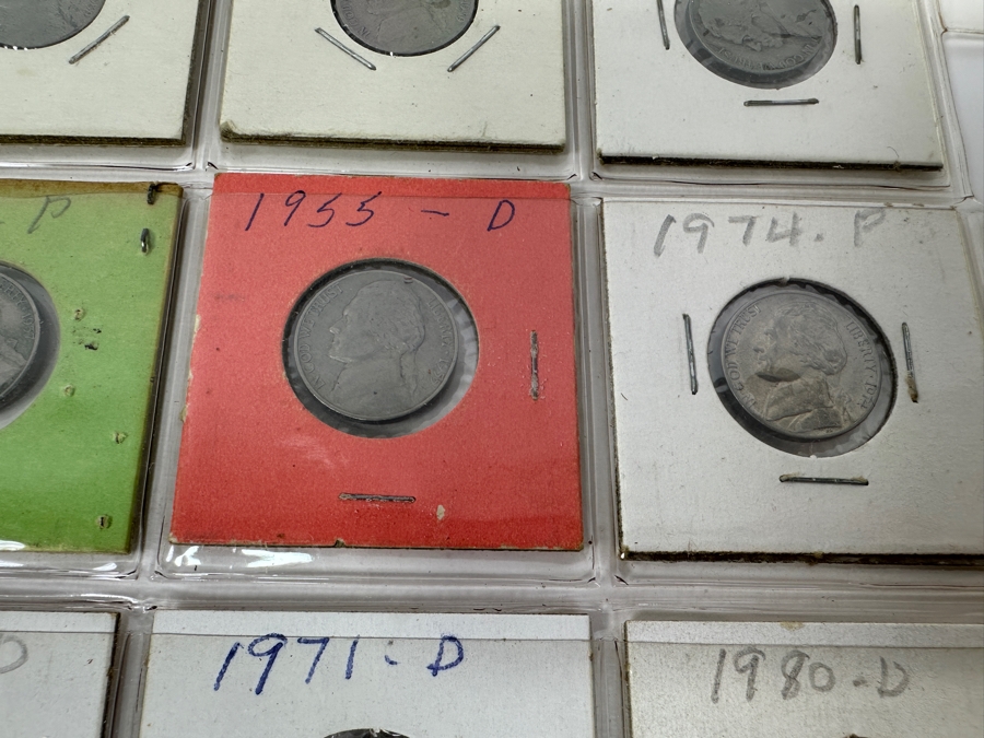 Jefferson Nickels From 1939-1962 - Total Of 14 Nickels - See Photos For Details [Photo 5]