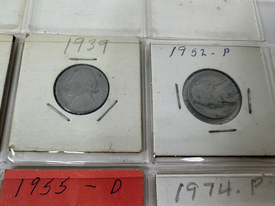 Jefferson Nickels From 1939-1962 - Total Of 14 Nickels - See Photos For Details [Photo 3]