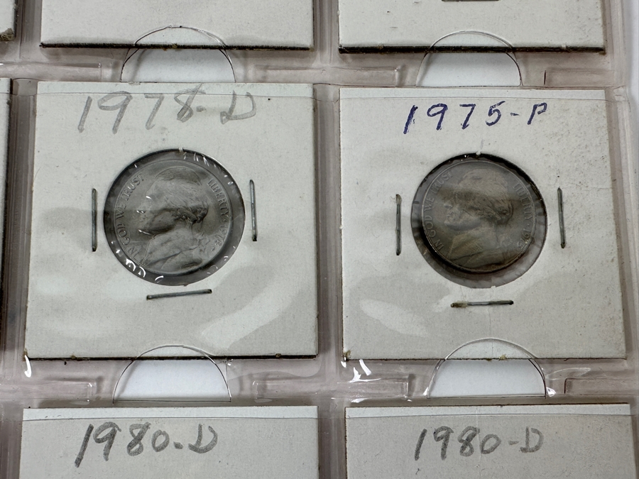 Jefferson Nickels From 1973-1980 - Total Of 20 Nickels - See Photos For Details [Photo 5]
