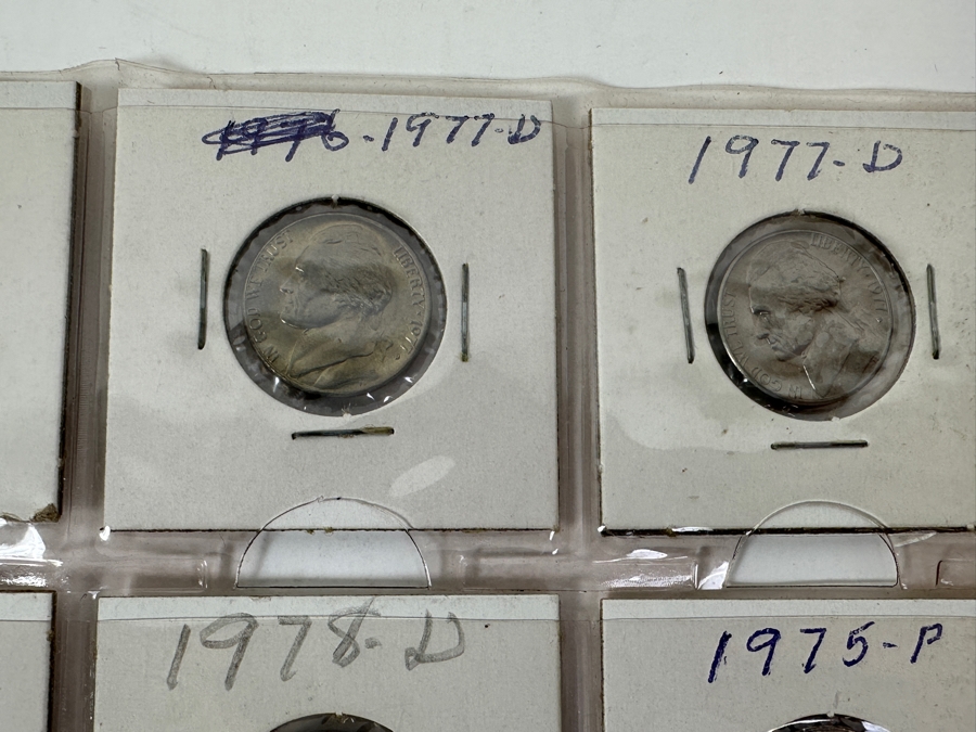 Jefferson Nickels From 1973-1980 - Total Of 20 Nickels - See Photos For Details [Photo 3]