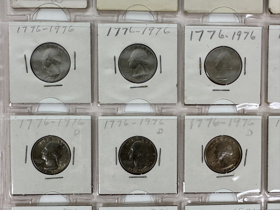 Coin Collection Featuring Silver Washington Quarters And Bicentennial Quarters - 20 Coins Total - See Photos For Details [Photo 7]