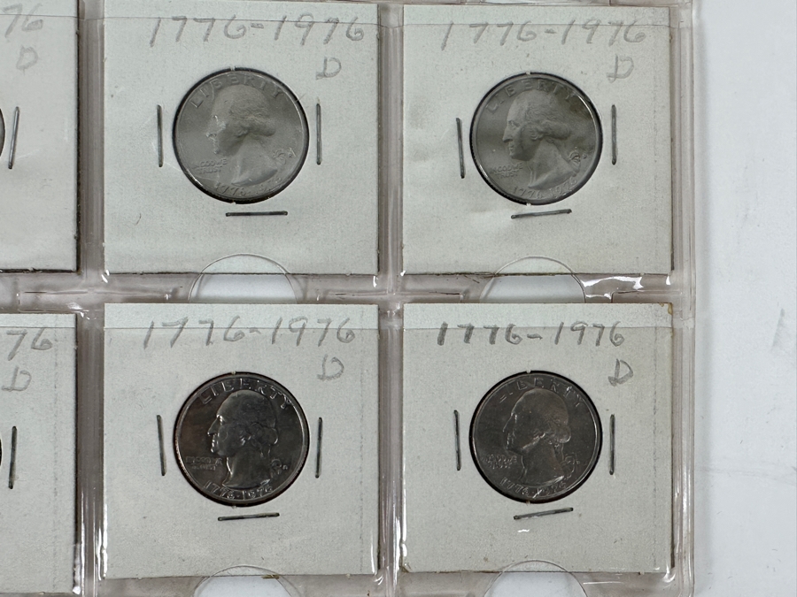Coin Collection Featuring Silver Washington Quarters And Bicentennial Quarters - 20 Coins Total - See Photos For Details [Photo 9]