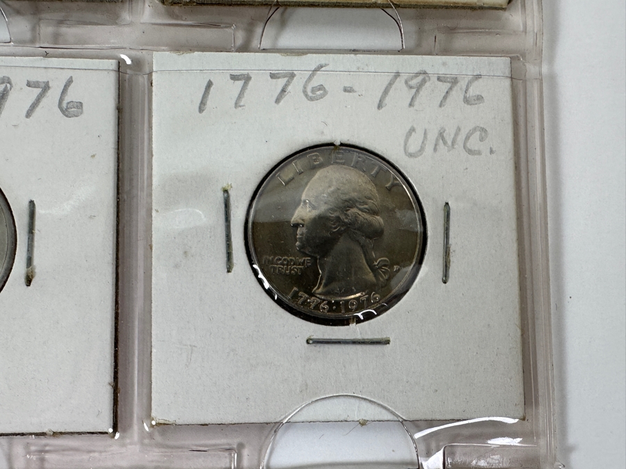 Coin Collection Featuring Silver Washington Quarters And Bicentennial Quarters - 20 Coins Total - See Photos For Details [Photo 6]