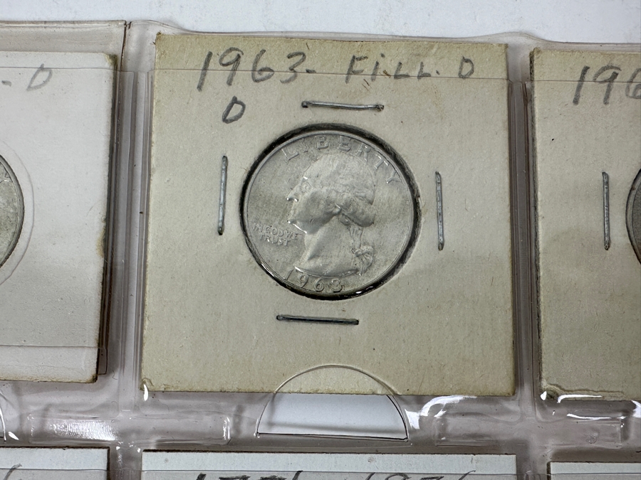 Coin Collection Featuring Silver Washington Quarters And Bicentennial Quarters - 20 Coins Total - See Photos For Details [Photo 3]