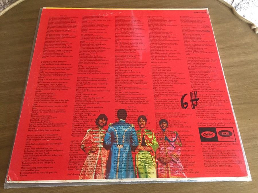 Beatles, The ‎- Sgt. Pepper's Lonely Hearts Club Band - Capitol Records ‎- SMAS 2653 [Photo 2]