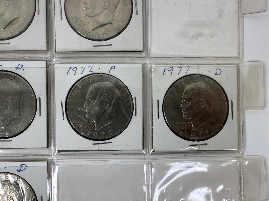 (14) Eisenhower Dollars Of Various Years From 1971-1978 - See Photos For Details [Photo 5]