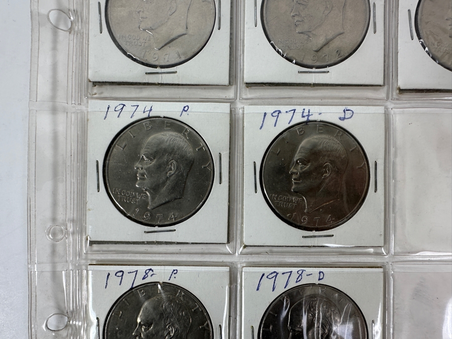 (14) Eisenhower Dollars Of Various Years From 1971-1978 - See Photos For Details [Photo 6]