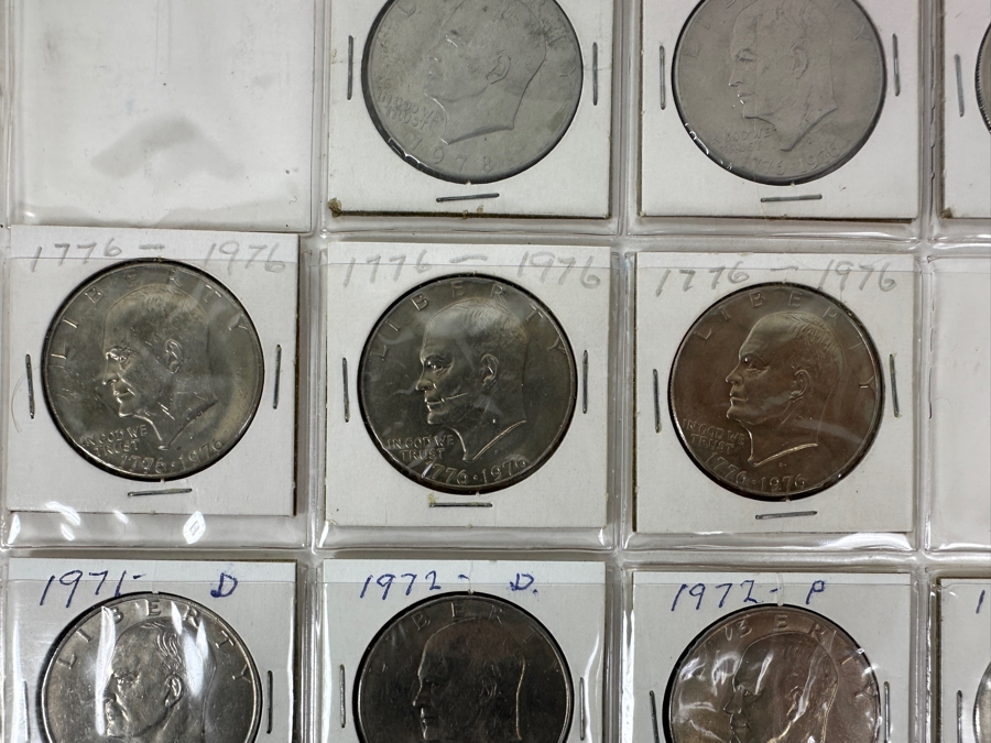 (14) Eisenhower Dollars Of Various Years From 1971-1978 - See Photos For Details [Photo 3]