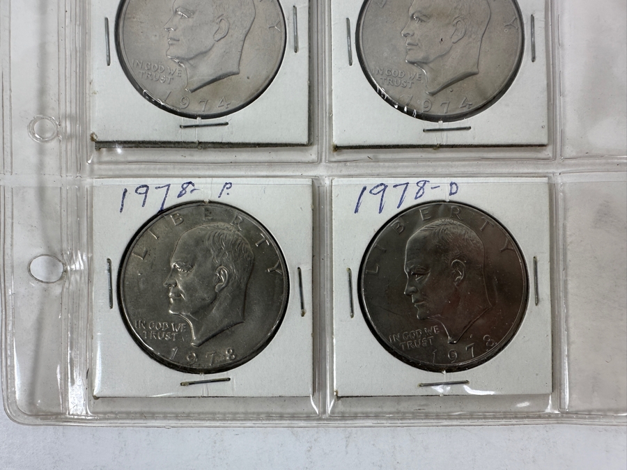 (14) Eisenhower Dollars Of Various Years From 1971-1978 - See Photos For Details [Photo 7]