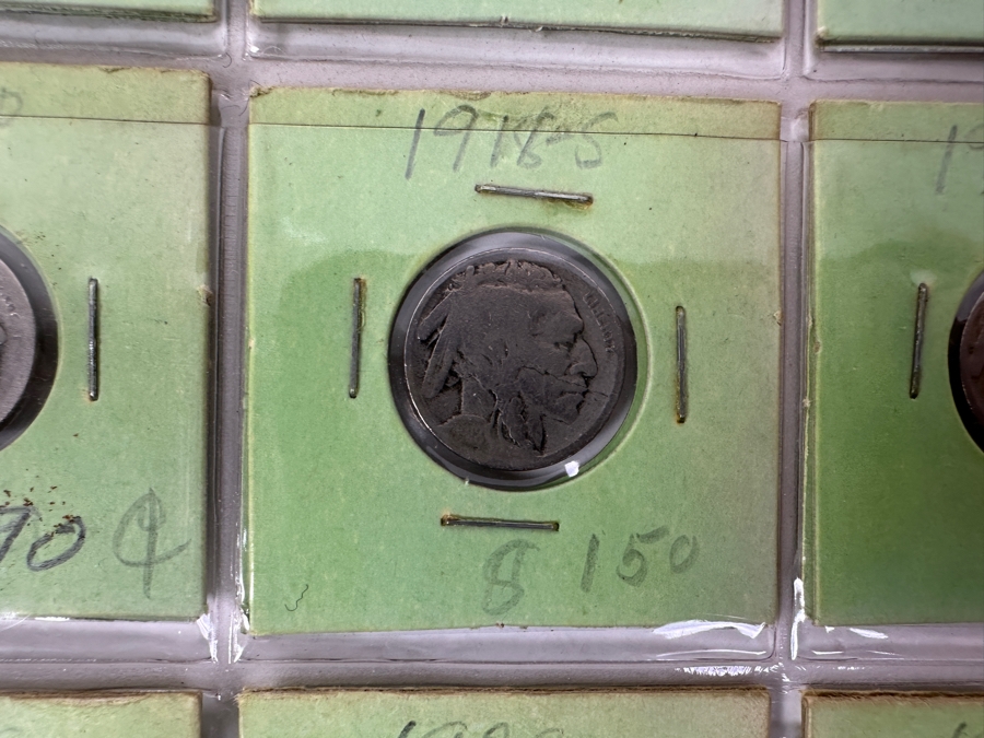 (20) Buffalo Indian Head Nickel Coins Collection Featuring Some Nice Coins - See Photos For Years Including 1914-D, 1914-S, 1915-D, 1918-S, 1919-D, 1919-S And More - See Photos For Details [Photo 11]