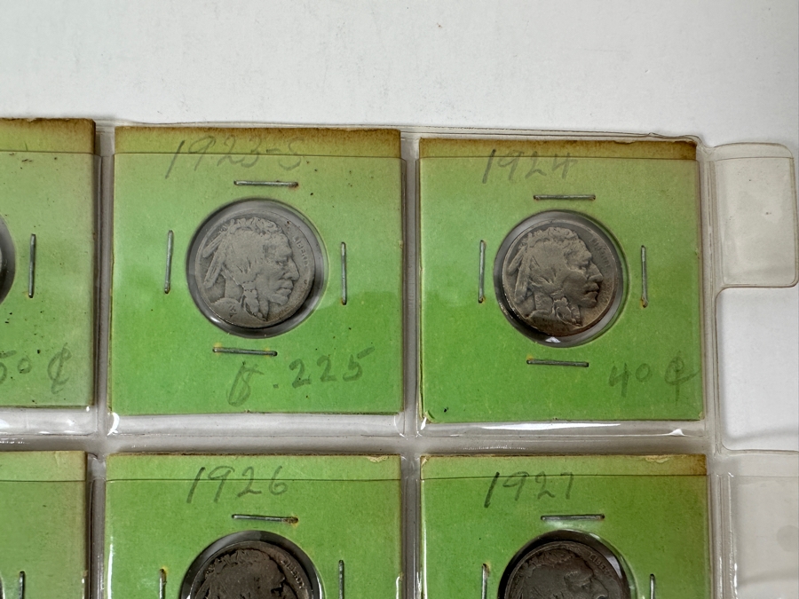 (20) Buffalo Indian Head Nickel Coins Collection Featuring Some Nice Coins - See Photos For Years Including 1923-S, 1925-S, 1928-S, 1936-D, 1936-D And More - See Photos For Details [Photo 3]