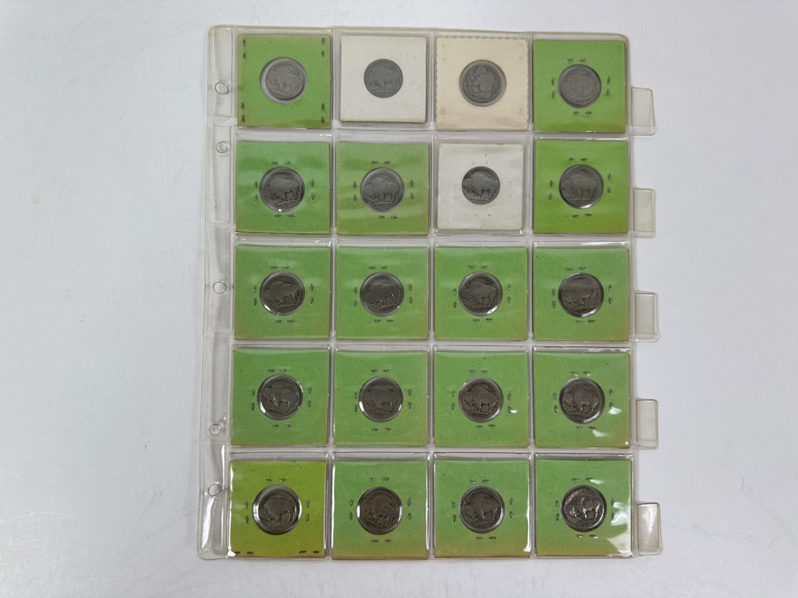 (20) Buffalo Indian Head Nickel Coins Collection Featuring Some Nice Coins - See Photos For Years Including 1923-S, 1925-S, 1928-S, 1936-D, 1936-D And More - See Photos For Details [Photo 16]