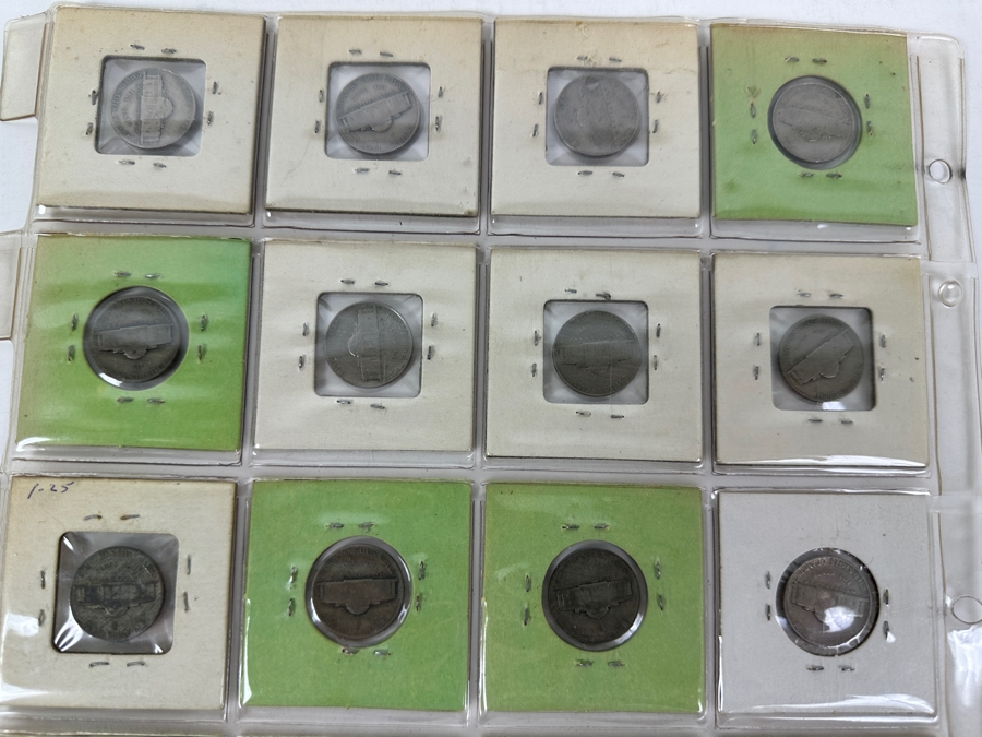 (20) Jefferson Nickel Coins Collection From 1939-1946 Including A 1943-D LARGE D Silver Jefferson Nickel And Other Silver Era Nickels From 1942-1945 - See Photos For Details [Photo 17]