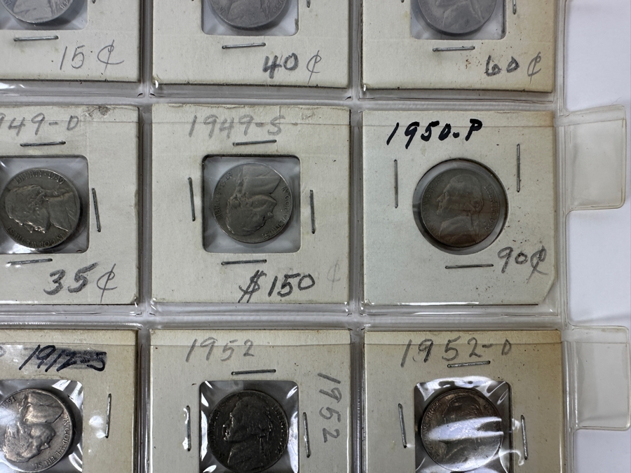 (20) Jefferson Nickel Coins Collection From 1946-1953 - See Photos For Details [Photo 7]