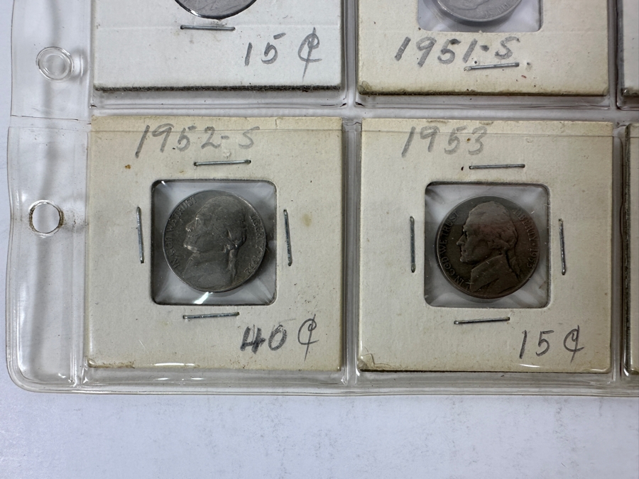 (20) Jefferson Nickel Coins Collection From 1946-1953 - See Photos For Details [Photo 12]