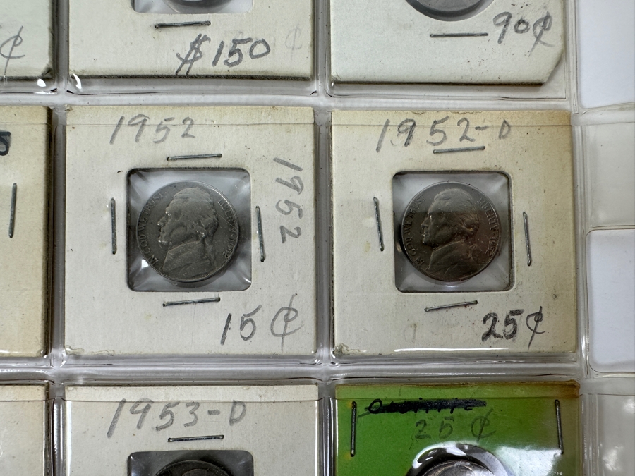 (20) Jefferson Nickel Coins Collection From 1946-1953 - See Photos For Details [Photo 9]