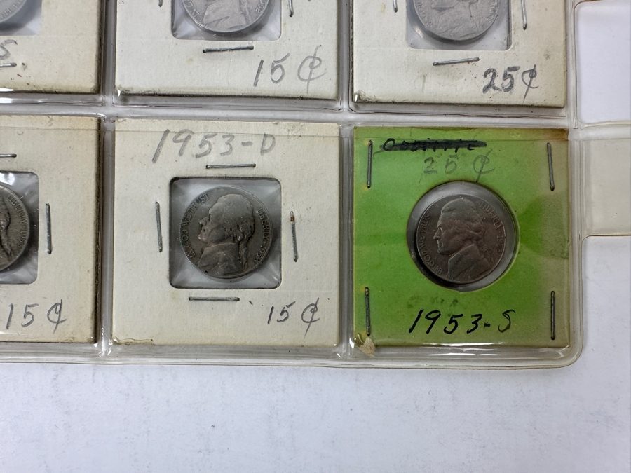 (20) Jefferson Nickel Coins Collection From 1946-1953 - See Photos For Details [Photo 13]