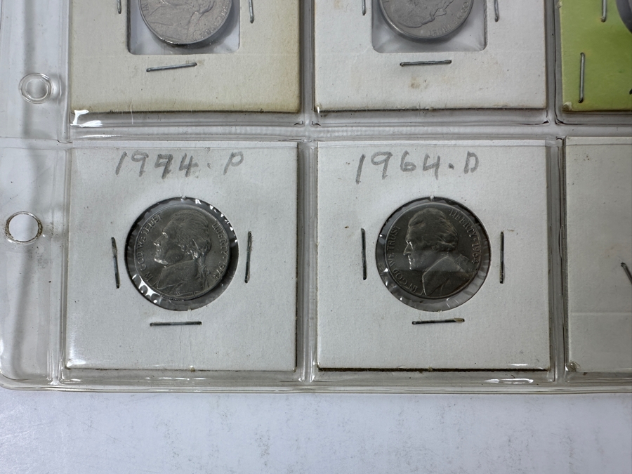 (20) Jefferson Nickel Coins Collection From 1954-1966 - Includes Some Uncirculated Jefferson Nickels - See Photos For Details [Photo 10]