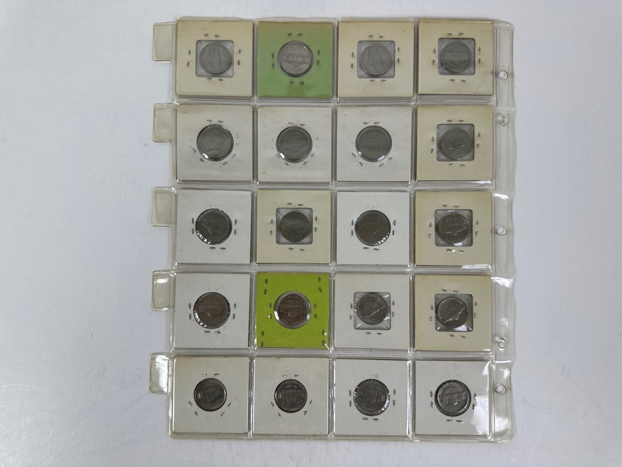 (20) Jefferson Nickel Coins Collection From 1954-1966 - Includes Some Uncirculated Jefferson Nickels - See Photos For Details [Photo 12]