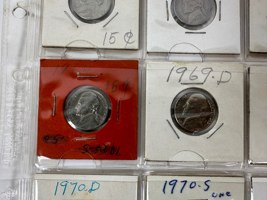 (20) Jefferson Nickel Coins Collection From 1967-1973 - See Photos For Details [Photo 5]