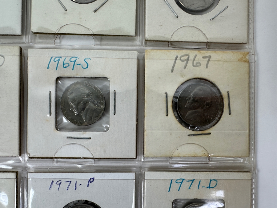 (20) Jefferson Nickel Coins Collection From 1967-1973 - See Photos For Details [Photo 4]