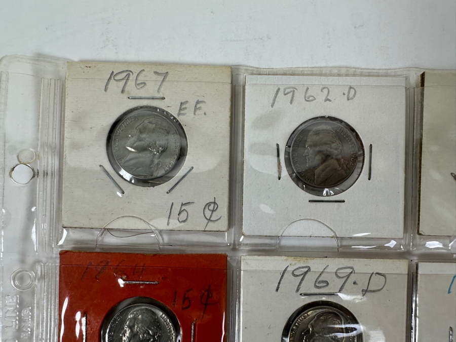 (20) Jefferson Nickel Coins Collection From 1967-1973 - See Photos For Details [Photo 2]