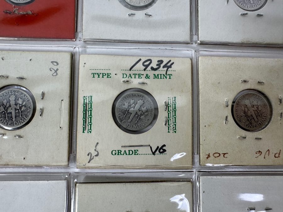 (19) Silver Roosevelt Dimes From 1946-1952 And (1) 1975 Roosevelt Dime - See Photos For Details [Photo 11]