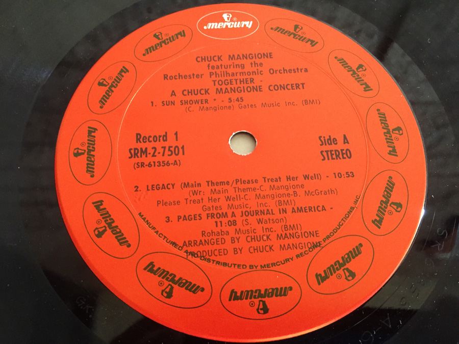 Chuck Mangione & Rochester Philharmonic Orchestra, The - Together: A New Chuck Mangione Concert - Mercury ‎- SRM-2-7501 [Photo 6]