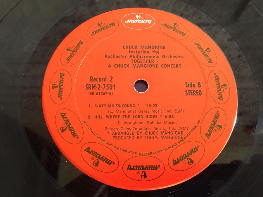 Chuck Mangione & Rochester Philharmonic Orchestra, The - Together: A New Chuck Mangione Concert - Mercury ‎- SRM-2-7501 [Photo 12]
