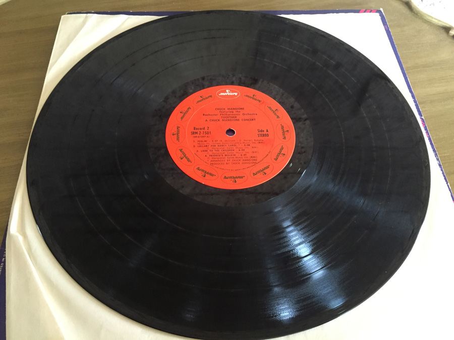 Chuck Mangione & Rochester Philharmonic Orchestra, The - Together: A New Chuck Mangione Concert - Mercury ‎- SRM-2-7501 [Photo 9]