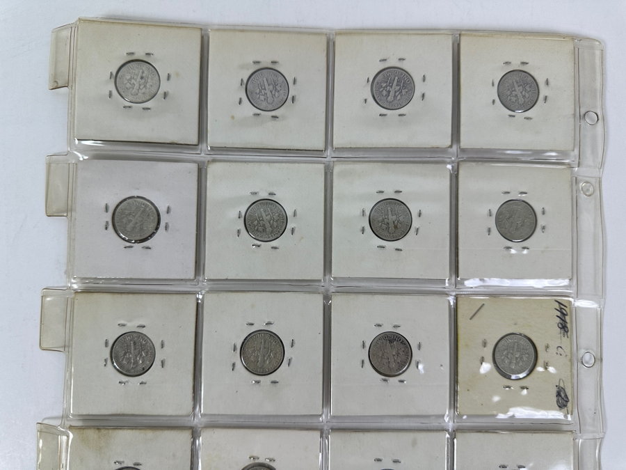 (20) Silver Roosevelt Dimes From 1952-1961 - See Photos For Details [Photo 9]