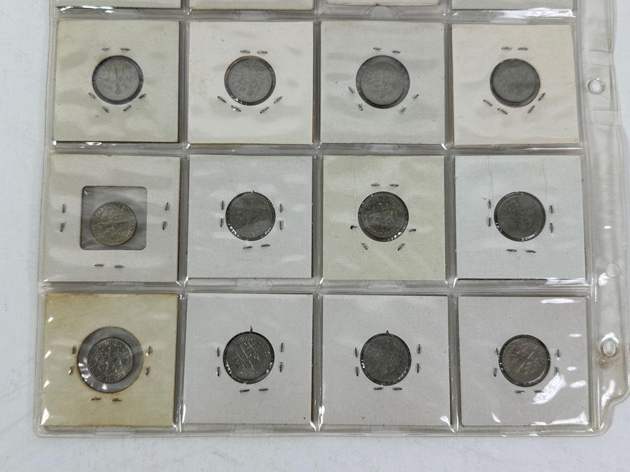 (7) Silver Roosevelt Dimes From 1961-1964 And (13) Roosevelt Dimes From 1965-1973 - See Photos For Details [Photo 10]