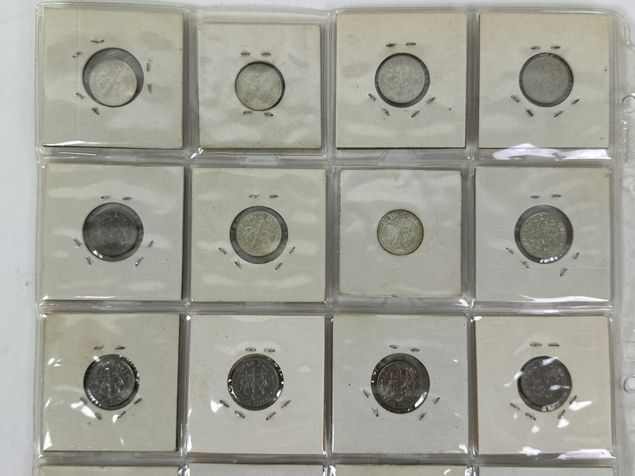 (7) Silver Roosevelt Dimes From 1961-1964 And (13) Roosevelt Dimes From 1965-1973 - See Photos For Details [Photo 9]
