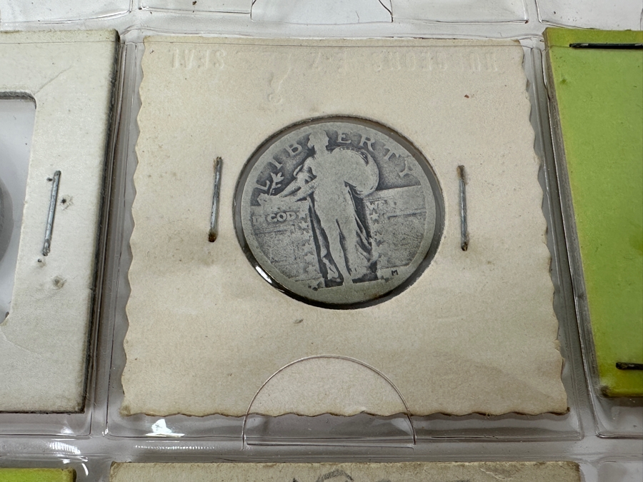 (9) Standing Liberty Silver Quarters Including 1925, 1927 And 1929-D - See Photos For Details [Photo 4]