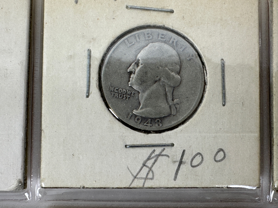 (19) Silver Washington Quarters From 1948-1955 - See Photos For Details [Photo 5]