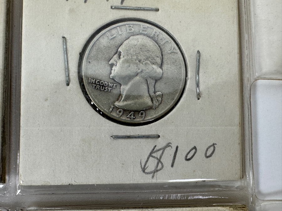 (19) Silver Washington Quarters From 1948-1955 - See Photos For Details [Photo 9]