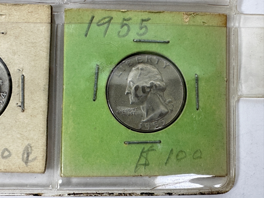 (19) Silver Washington Quarters From 1948-1955 - See Photos For Details [Photo 18]