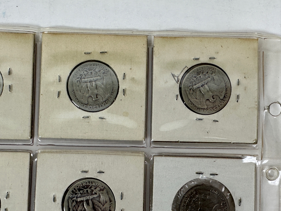(19) Silver Washington Quarters From 1948-1955 - See Photos For Details [Photo 21]